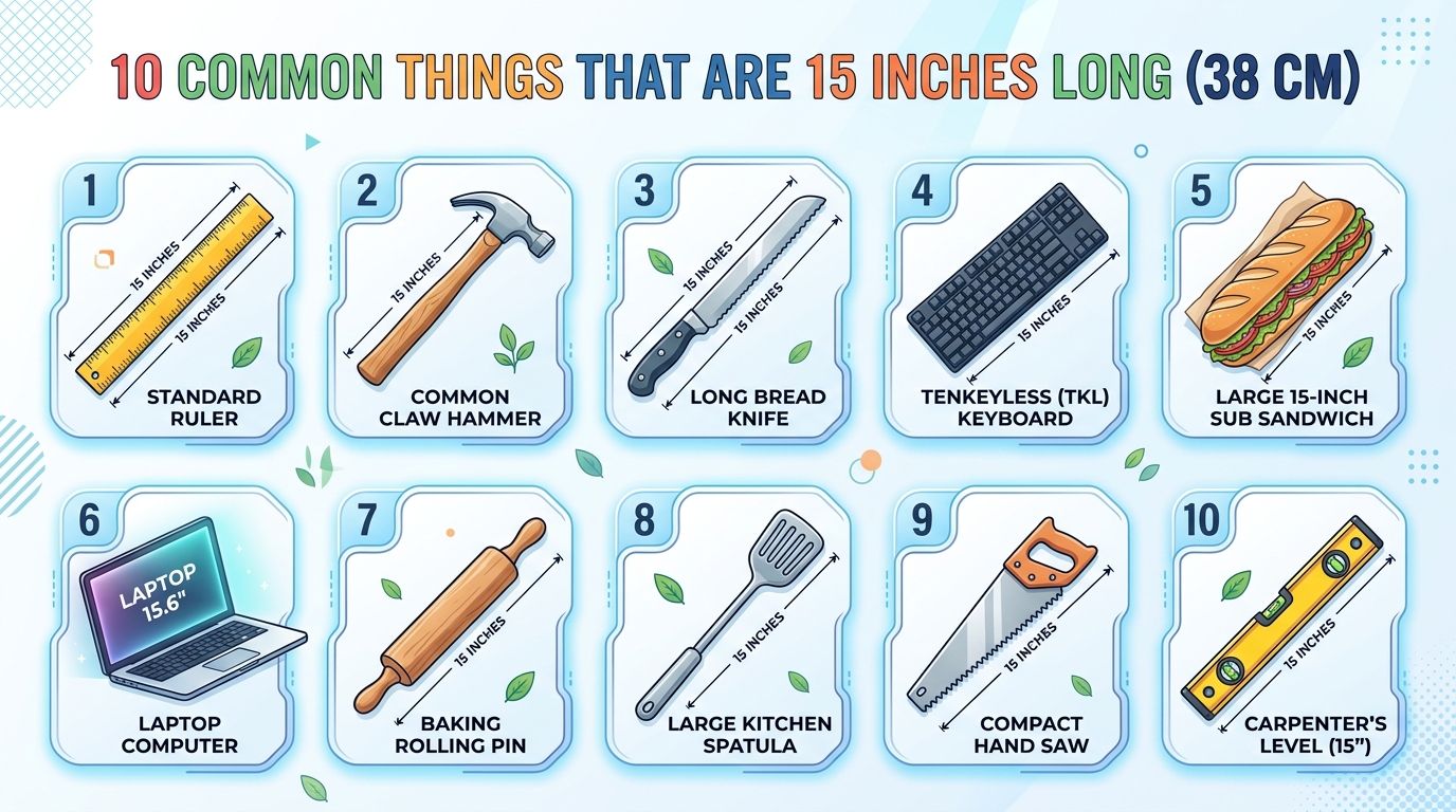 15 Inches Long