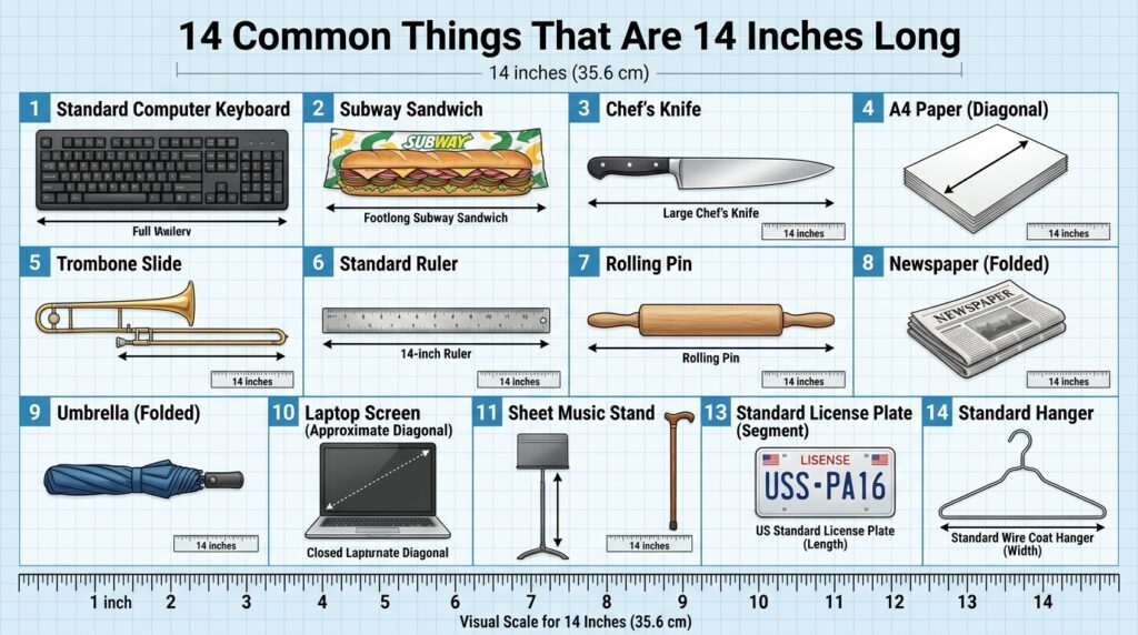 14 Common Things That Are 14 Inches Long