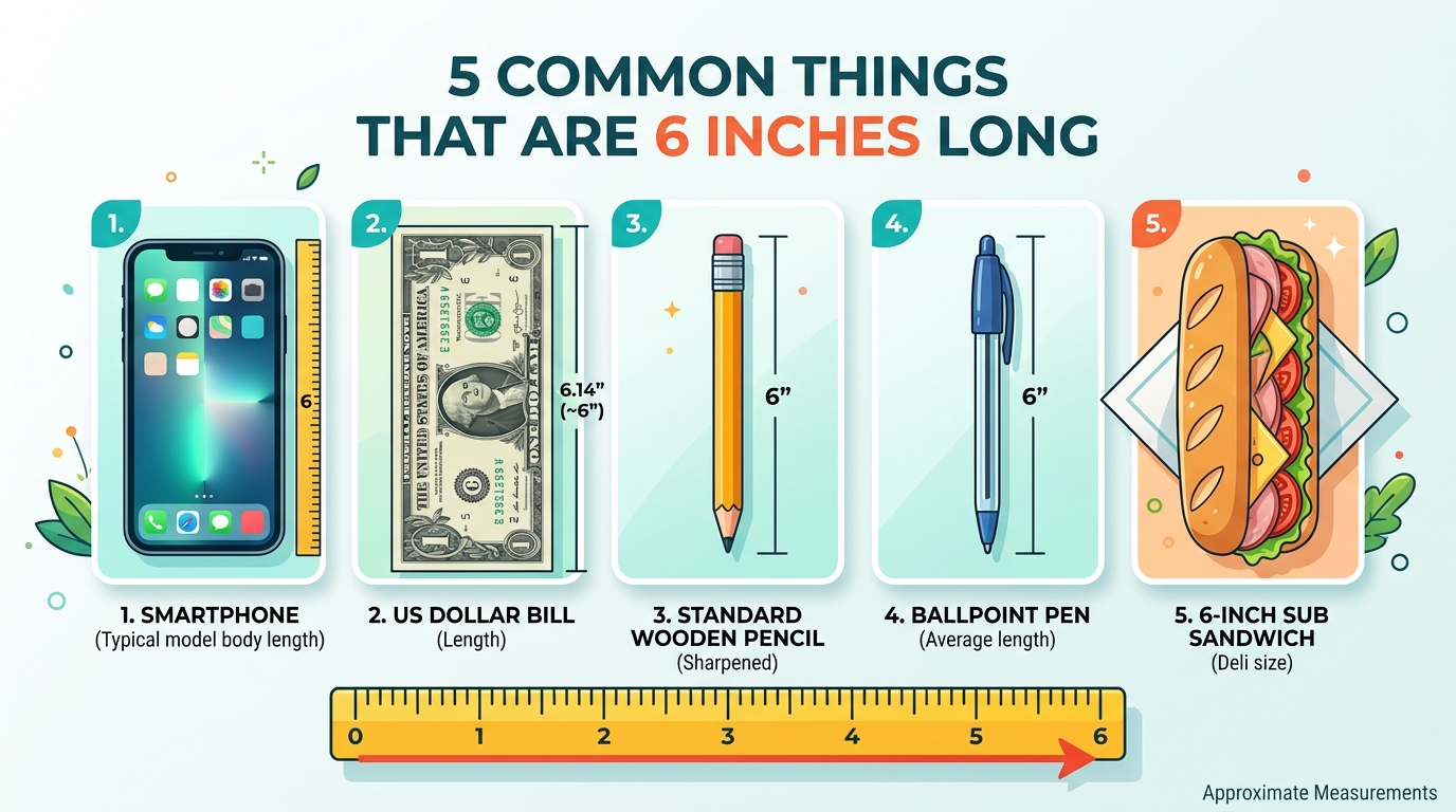 That Are 6 Inches LongMeasurement Units 2 inches Inch (in) Foot (ft) Yard Millimeter (mm) Centimeter (cm) Meter (m) Imperial units Metric system Length measurement Size measurement Unit conversion Measurement comparison Numerical Entities 2 inches = 5.08 cm 2 inches = 50.8 mm 2 inches = 0.0508 meters 2 inches = 0.17 feet 2 inches = 0.06 yards 0.955 inches (quarter diameter) 2.25 inches (BIC mini lighter) 1.97 inches 2.44 inches Object Reference Entities US quarter coin Coin diameter Business card Business card dimensions Small paperclip AA battery AA battery size Standard eraser Pink eraser BIC mini lighter Pocket lighter Hockey puck Hockey puck thickness Credit card Credit card dimensions Bottle cap Small key Golf tee Binder clip Dice cube Matchstick Baby bottle Baby furniture Body Measurement Entities Thumb width Thumb length Index finger Index finger joint Fingertip Three fingers width Palm measurement Hand measurement Finger width Human hand Knuckles Palms Baby & Family Entities Baby girl Newborn New baby Niece Parent Grandmother Grandfather Midwife Aunties Nonna Family Baby blessing Baby curl Baby nail Tiny hands Geography & Culture Entities India Mexico Japan Ghana Italy Cultural measurements Traditional measurements Body-based measurement Folk measurement Visual & Media Entities Ruler Visual reference Reference images Object comparison images Length estimation Visualizing size Size reference objects Pexels Unsplash Pixabay Wi-Fi Main SEO Keywords how big is 2 inches what does 2 inches look like 2 inch comparison 2 inches comparison 2 inches size comparison things that are 2 inches 2 inches measurement two inches length 2 inches in cm 2 inches in mm 2 inches in feet 2 inches in yards visualize 2 inches measure 2 inches estimate 2 inches common objects that are 2 inches LSI Keywords Size & Measurement Related length reference size reference object size comparison real-world size examples approximate measurement exact measurement measuring without a ruler no ruler measurement size estimation length estimation visual size guide measurement guide length comparison object reference everyday object comparison standard reference length small length measurement size visualization measuring by hand hand size estimate Conversion Related inch to cm conversion inch to metric conversion inches to centimeters inches to millimeters inches to feet conversion inches to yards conversion metric conversion chart imperial conversion chart length conversion calculator measurement conversion Everyday Objects Related objects that are 2 inches long household objects common household items everyday items stationery items office supplies desk objects pocket-sized objects school supplies reference objects Hand Measurement Related thumb measurement finger measurement palm measurement body measurement reference finger width estimate hand ruler method measuring with fingers body-based measurement natural measuring methods Visual Search Intent Keywords how long is 2 inches how wide is 2 inches 2 inch visual guide 2 inch example examples of 2 inches real-life examples of 2 inches size reference chart object comparison chart visual measurement examples what is 2 inches equal to Informational Keywords small object measurements common measurement references everyday measurement guide understanding inches inch size examples length reference guide measurement examples quick size comparison practical measurement guide size comparison guide Semantic Topic Clusters Cluster 1: Understanding 2 Inches how big is 2 inches how long is 2 inches what does 2 inches look like visualize 2 inches 2 inch size reference Cluster 2: Object Comparisons paperclip length business card width AA battery height quarter coin diameter hockey puck thickness eraser size lighter size Cluster 3: Hand-Based Measuring thumb width measurement finger joint measurement palm measurement measuring with hands body reference measurements Cluster 4: Unit Conversions inches to cm inches to mm inches to feet inches to yards metric and imperial conversions Cluster 5: Everyday Measurement Tools ruler alternatives measuring without ruler object comparison method quick measurement estimates visual size references