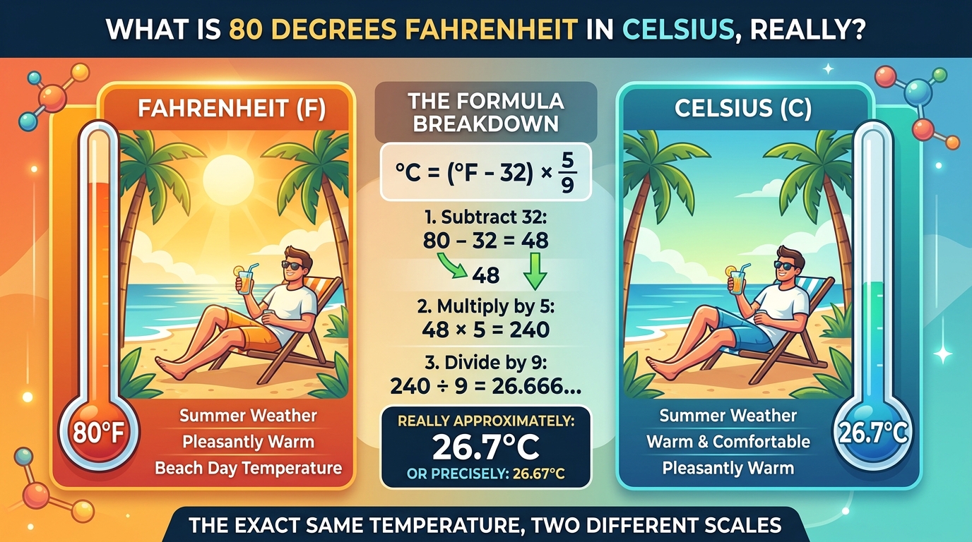 80 Degrees Fahrenheit in Celsius, Really?
