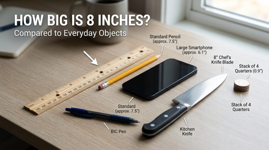 How Big Is 8 Inches Compared to Everyday Objects?
