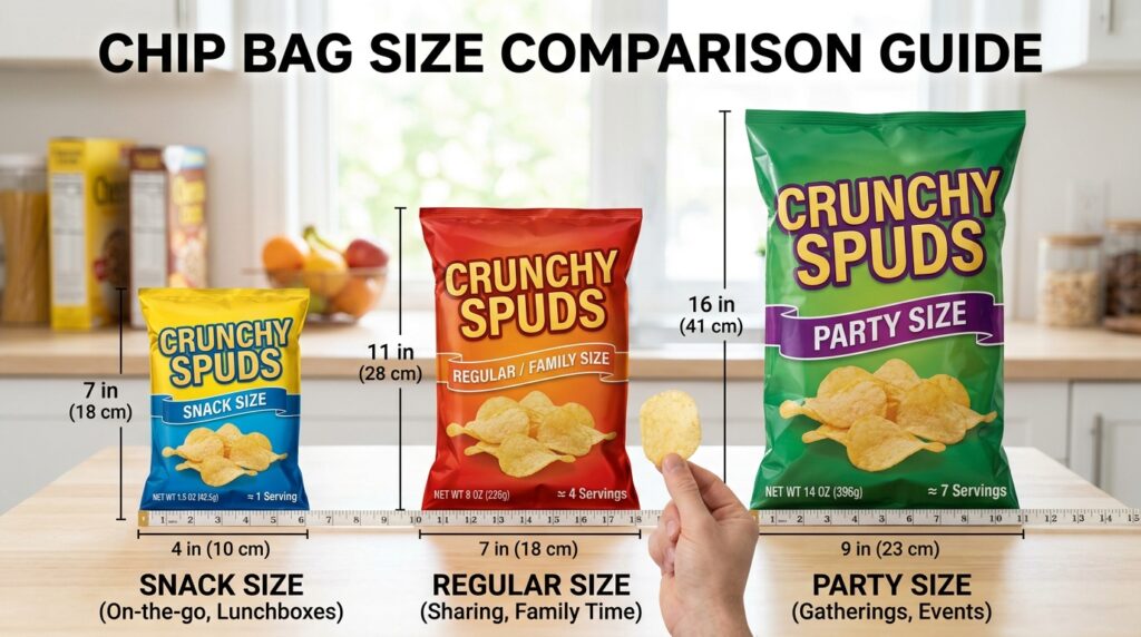 Chip Bag Size