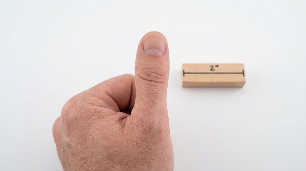 How to Estimate 2 Inches Without a Ruler