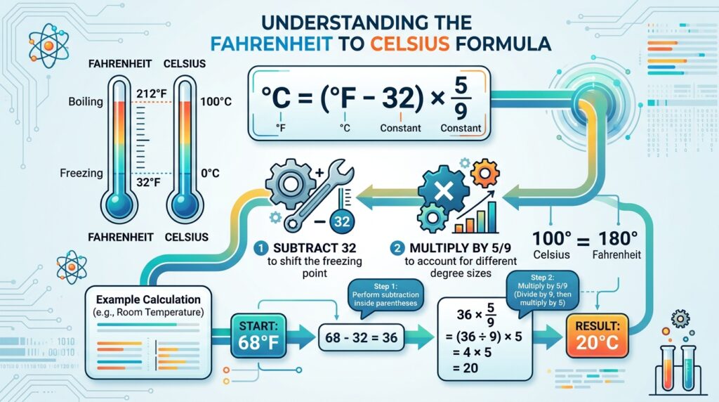 Understanding the Fahrenheit to Celsius Formula
