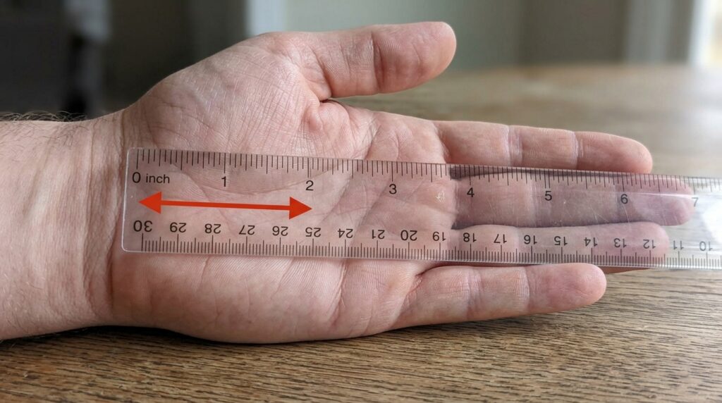 How Big Is 2 Inches Compared to Your Hand?