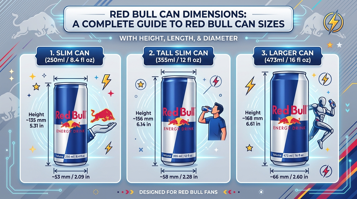 With Height, Length, & Diameter