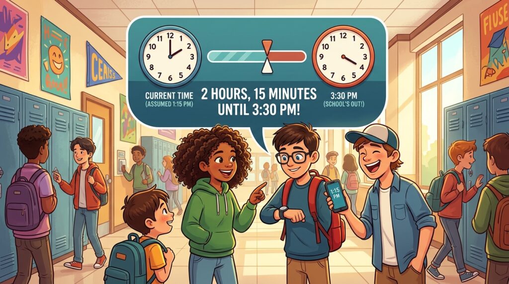 How Long Until 3:30 PM for Students?