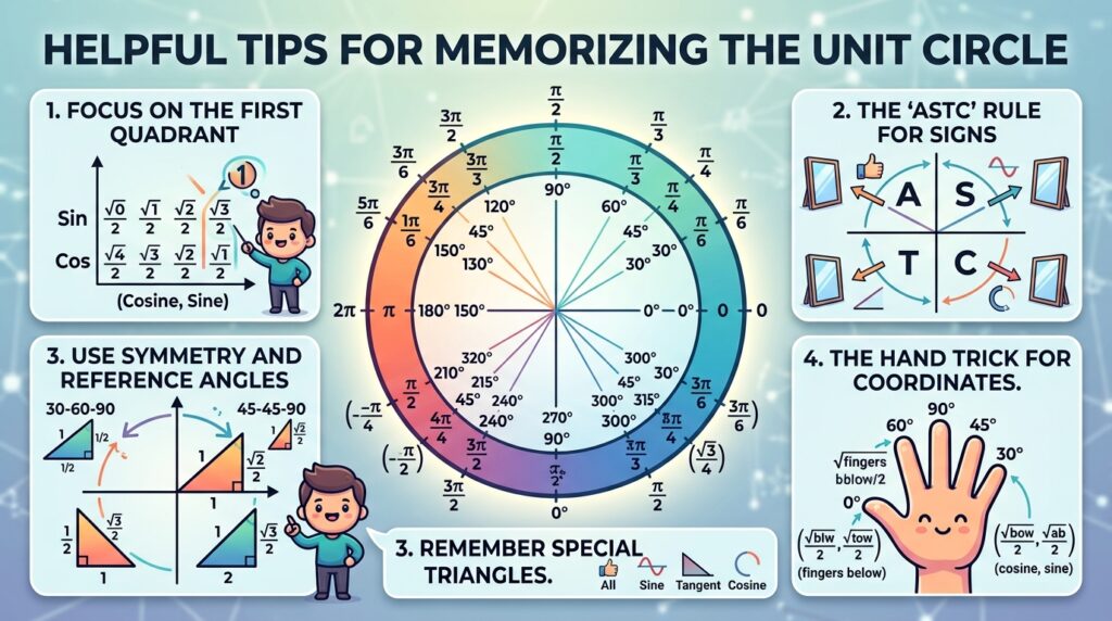 Helpful Tips for Memorizing the Unit Circle