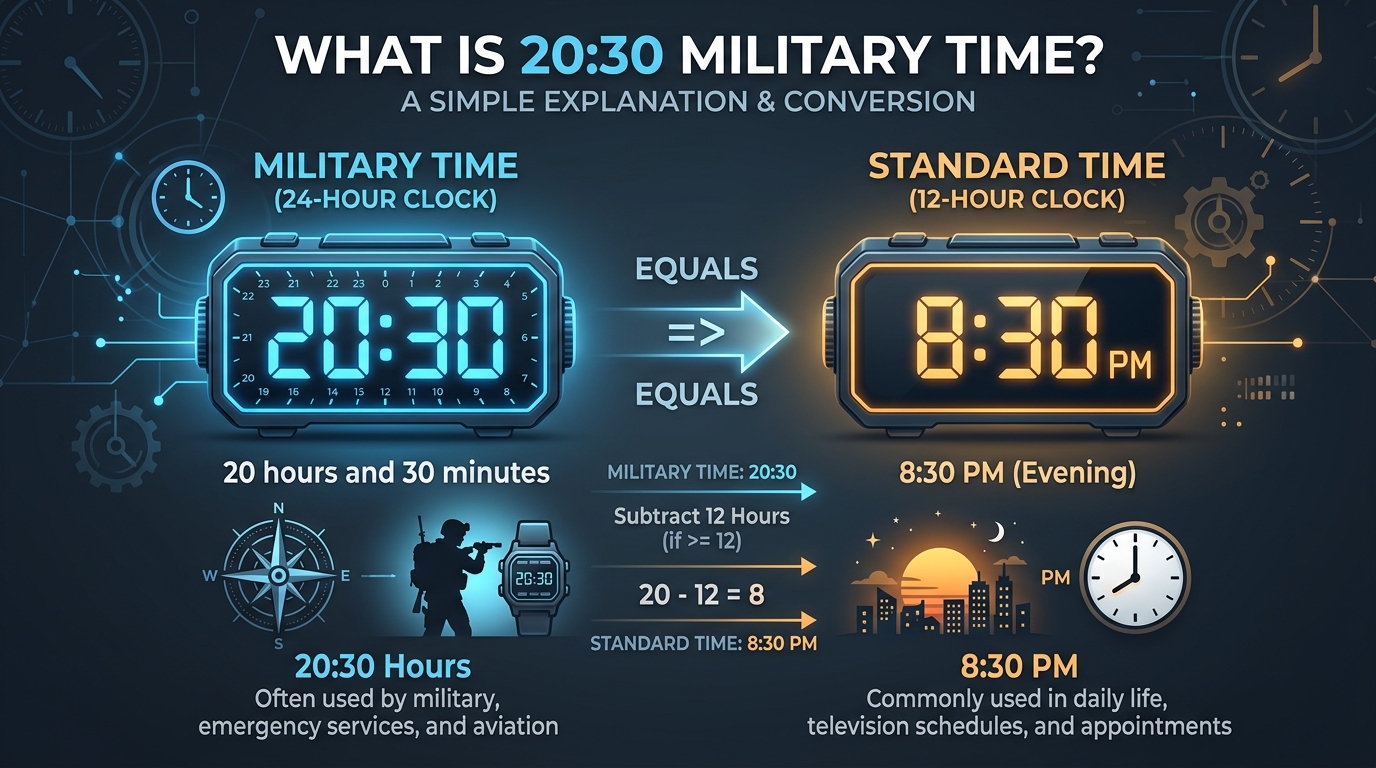 20:30 Military Time