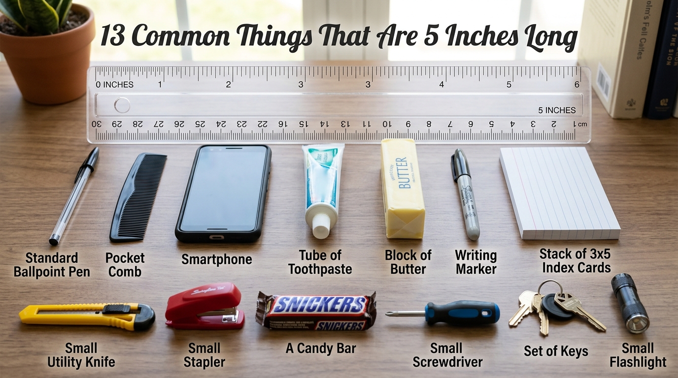 13 Common Things That Are 5 Inches Long