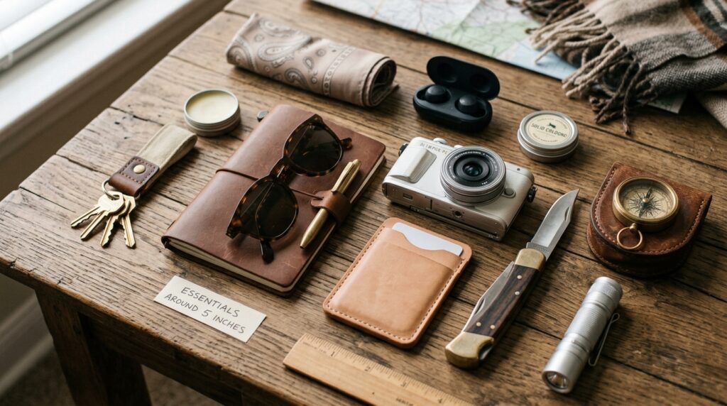 Fashion, Travel & Everyday Carry Items Around 5 Inches