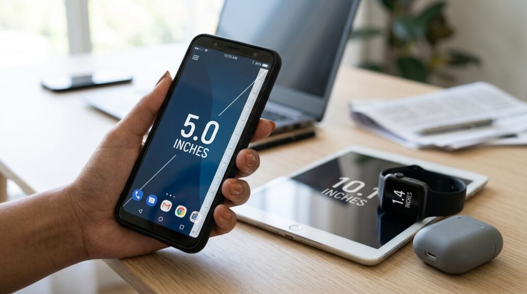 Technology & 5 Inches in Real Devices