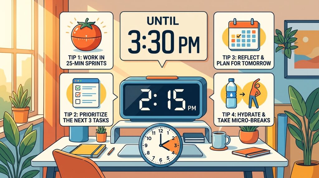 Time Management Tips While Waiting for 3:30 PM