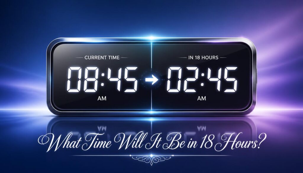 Will It Be in 18 Hours?
