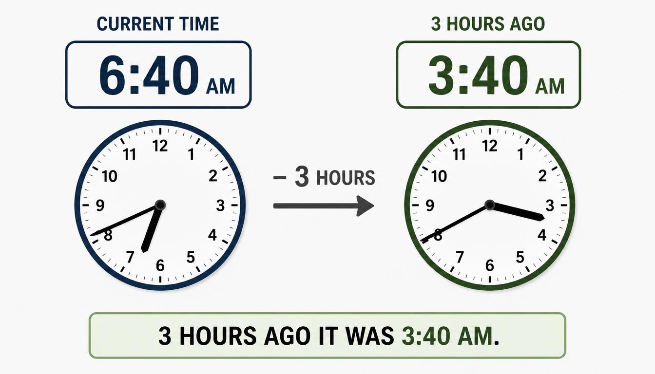 3 Hours Ago?